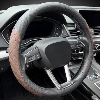 Nappa Leather Steering Wheel Cover