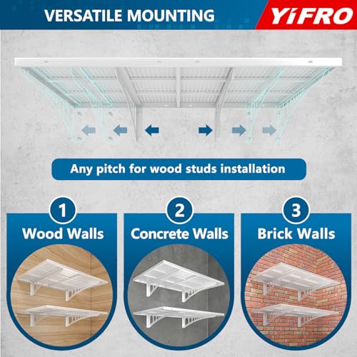 2 Pack 2x3ft Heavy Duty Garag e Wall Shelving (24 System)