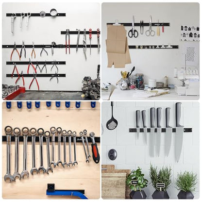 12" 18" 24" Magnetic Tool Holder Strip (6 Count)
