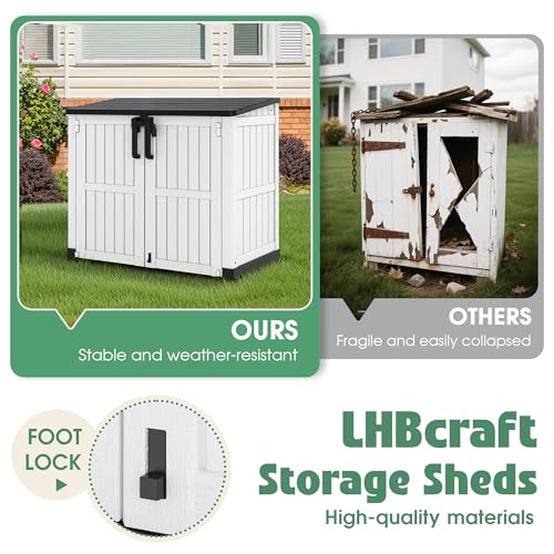 Outdoor Storage Cabinet 36 Cu Ft with Lockable Doors