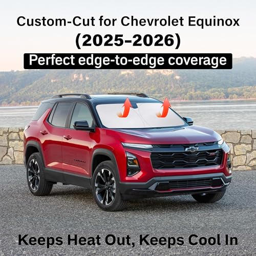 Windshield Sun Shade Compatible for Chevrolet Equinox 2025