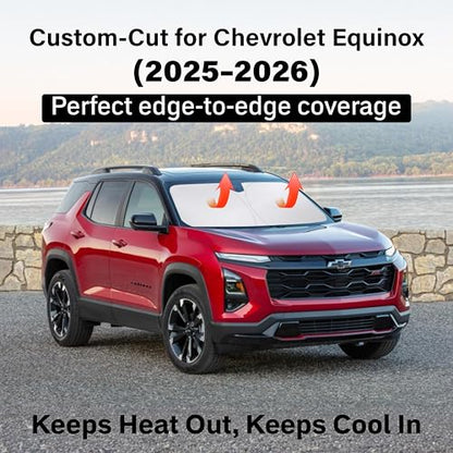 Windshield Sun Shade Compatible for Chevrolet Equinox 2025