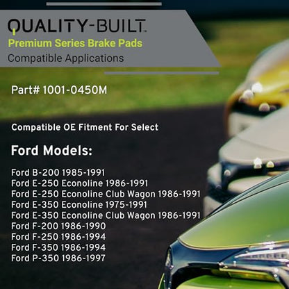 Front Semi Metallic Brake Pads