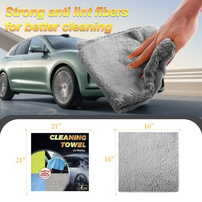 Car Wash Towels 16x16 (6 Count)