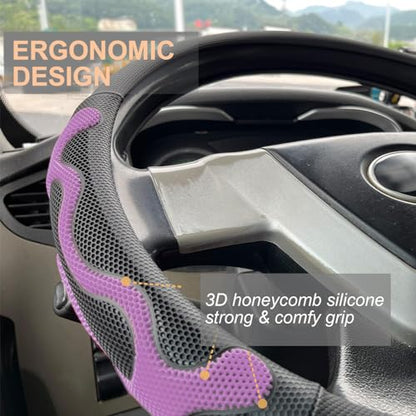 XL Comfy Grip Steering Wheel Cover for Semi Truck 18 Inch