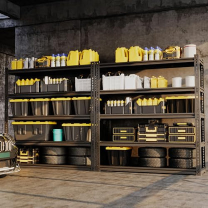 5 Tier Metal Garage Shelving Unit (5 Count)