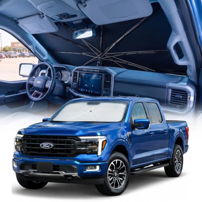 2026 Upgraded] Weektic Truck Windshield Sun Shade for F