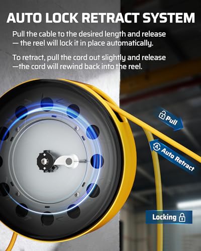 Retractable Extension Cord Reel