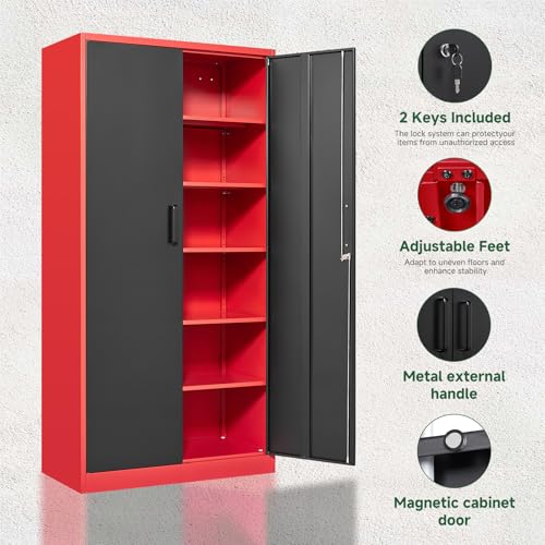 Metal Garage Storage Cabinets with Lock