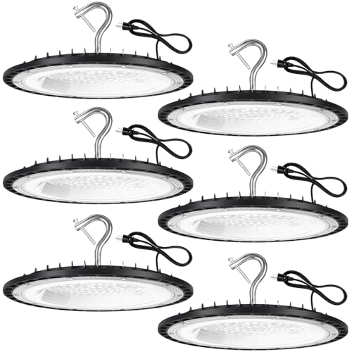 6 Pack 100W UFO Led High Bay Light Fixture (6 Count)
