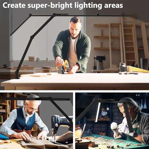 3000 Lumen Ultra Bright Architect Desk Lamp with Clamp
