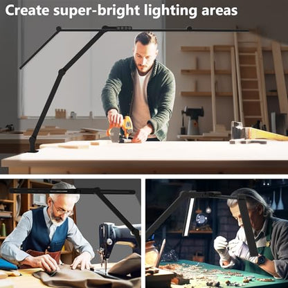 3000 Lumen Ultra Bright Architect Desk Lamp with Clamp