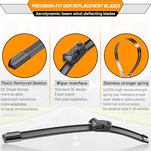 Windshield Wiper Blade Replacement for Chevy Trax Buick Encore