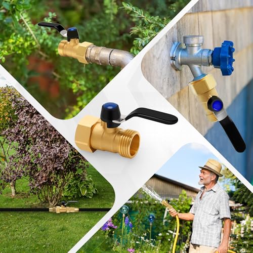 Brass Garden Hose Shut Off Valve with Full