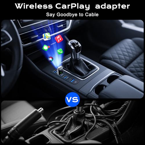 CarPlay Wireless Adapter for iPhone & Android Auto