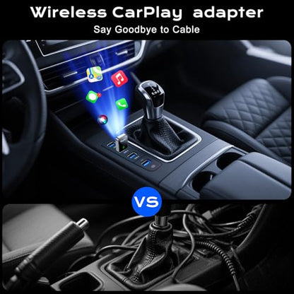 CarPlay Wireless Adapter for iPhone & Android Auto