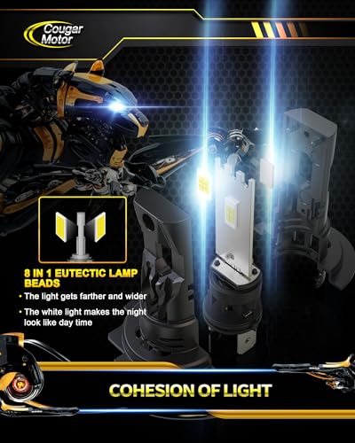 H7 Bulbs, 1:1 Size H7 Lights Bulb No Adapter Required 6500K White Fog Light or Off-Road Use Plug and Play - Pack of 2 (2 Count)