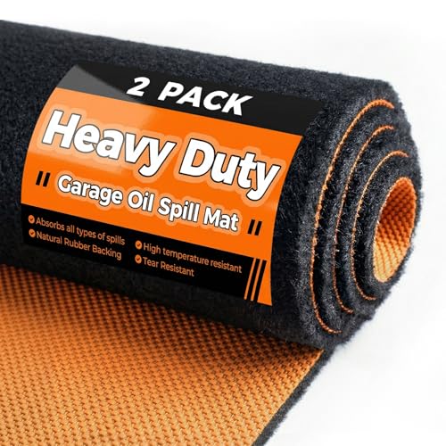 2 Pack Heavy Duty Oil Spill Mat