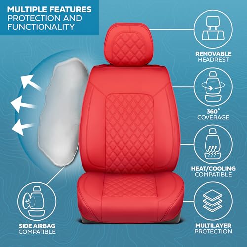 Curated Cabernet Leather Seat Covers for Cars & SUVs