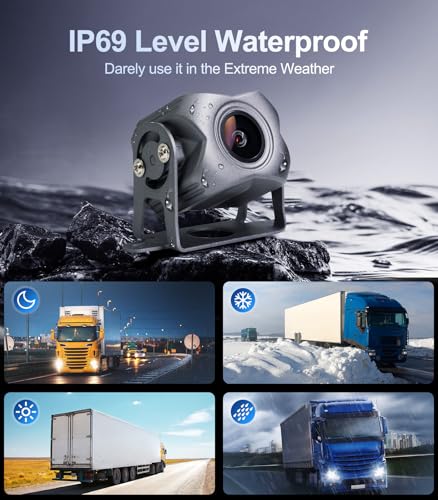 6 Channel 1080P Backup Camera Dash Cam System for Truck
