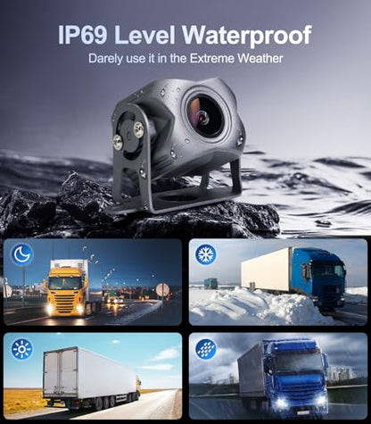 6 Channel 1080P Backup Camera Dash Cam System for Truck