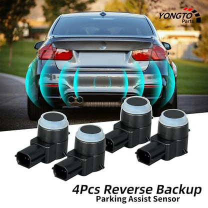 Reverse Parking Assist Sensors 1EW63TZZAA Backup Bumper Sensor 4PCS Compatible with Ram 1500 2500 3500