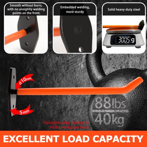 8 Pack 10 Inch Tire Wall Mount (8 Count)