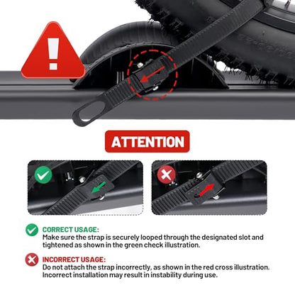 Foldable 3 Ebike Rack with Ramp (3 Count)