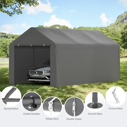 Carport 10‘ x 20’ Garage Car Canopy w