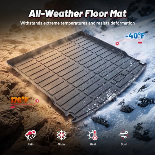 Floor Mats for Hyundai Kona 2024 2025 2026 Custom Fit Cargo Liner