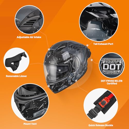 Modular Motorcycle Helmets Full Face Flip up Street Bike Motorcycle Helmet for Unisex Adult Model