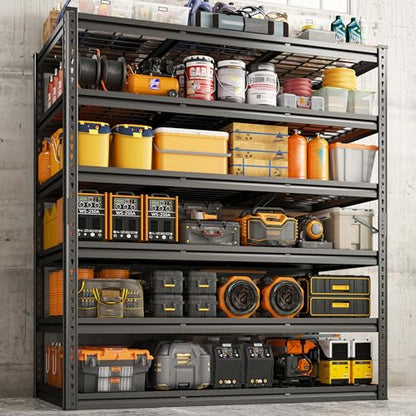 6 Tier Heavy Duty Storage Shelving for Garage Basement Warehouse