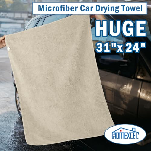 Professional Large Microfiber Car Drying Towels 2 Pack (2 Count)
