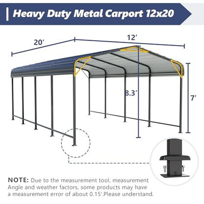 Reinforced Metal Carport