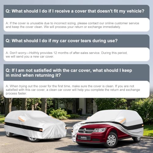 10 Layers SUV Car Cover Custom Fit for Dodge Journey