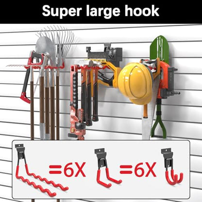 Slatwall Hooks 18 Pack Heavy Duty Multi Sizes (18 Count)