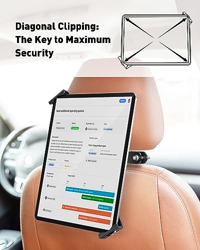 Tablet Holder for Car Headrest