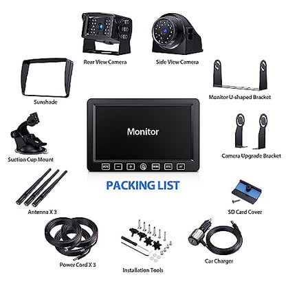 Wireless Backup Camera System with 7