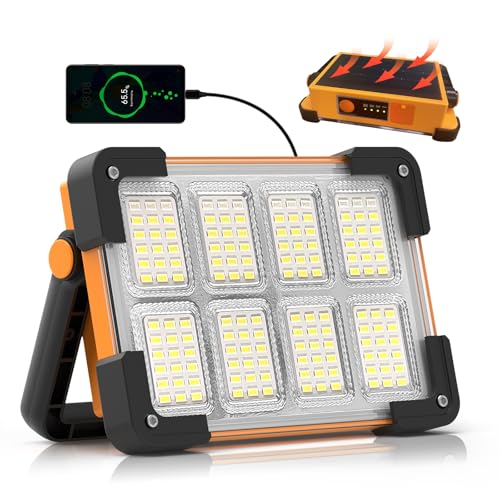 120W Solar Rechargeable 144 LED Work Light