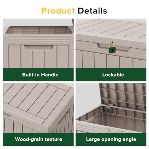45 Gallon Resin Deck Box