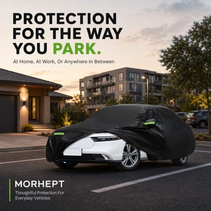 Sedan Car Cover Waterproof Outdoor Cover Fits 186