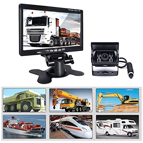 7" Backup Camera with Monitor Kit Waterproof Reverse Camera