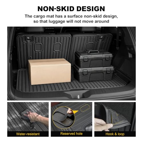 Cargo Mat & Backrest Mat Fit for Honda Pilot 2016