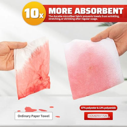White Microfiber Cleaning Cloth (150 Count)