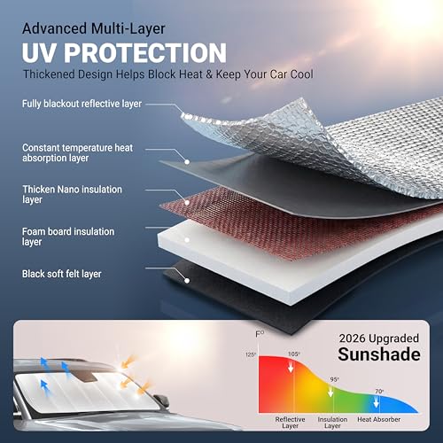 Foldable Sun Shade Fit for Honda CR