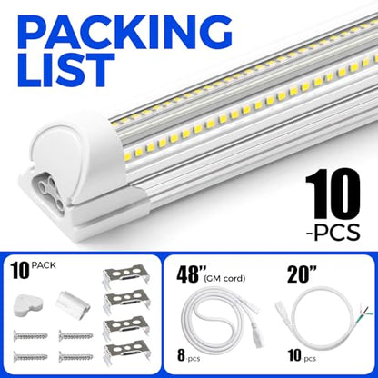T8 LED Shop Lights 8FT (10 Count)
