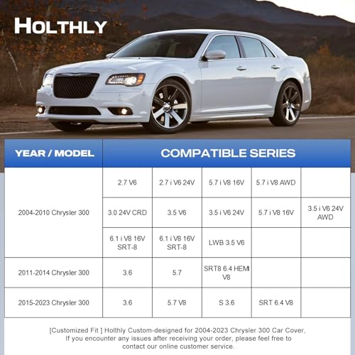 10 Layers Car Cover Custom Fit for Chrysler 300