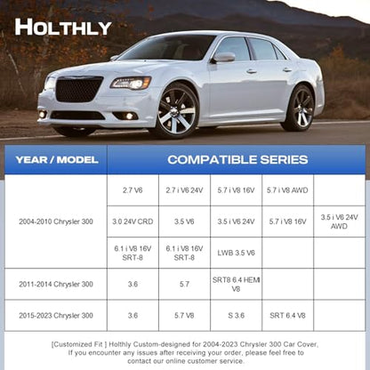 10 Layers Car Cover Custom Fit for Chrysler 300