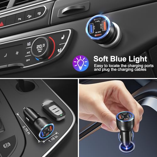 65W USB C Car Charger
