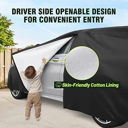 Car Cover Waterproof All Weather Windproof for SUV up to 181 Inches
